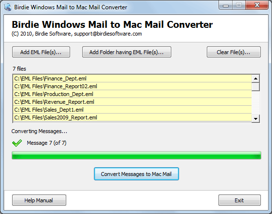 Convert Vista Mail to MBOX