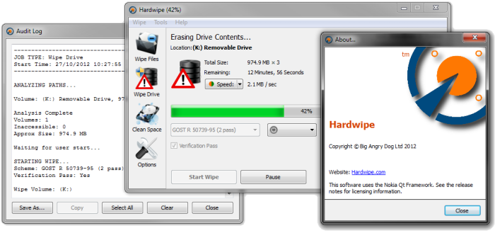 Hardwipe File Wiper and Drive Cleaner