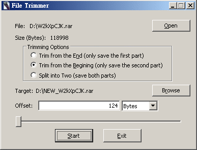File Trimmer Portable