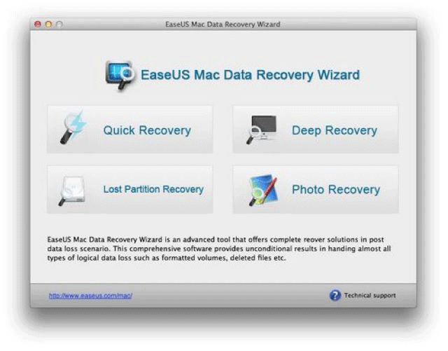 EaseUS Mac Data Recovery Wizard