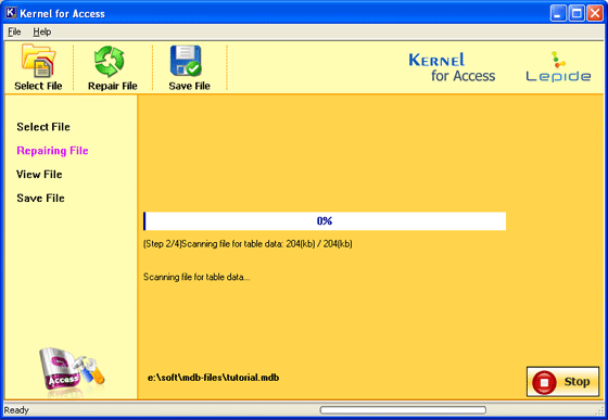 MS Access File Recovery Software