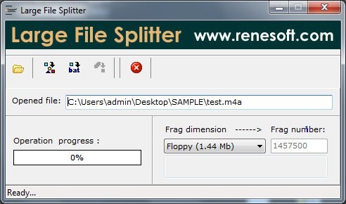 Large File Splitter