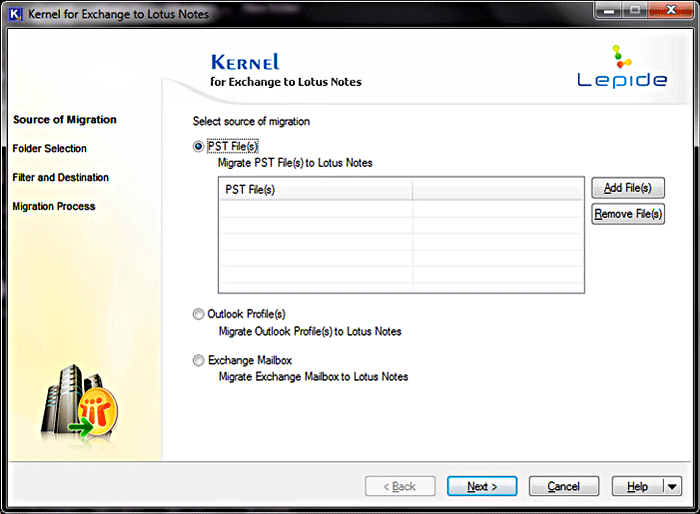 Kernel for Exchange to Lotus Notes