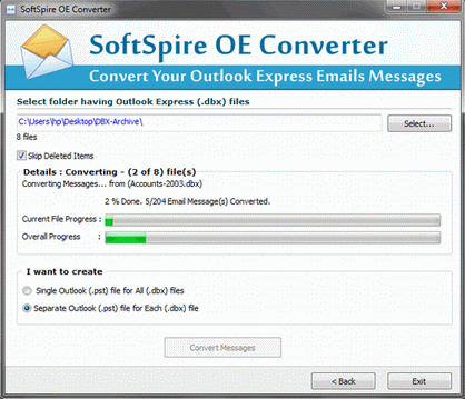 Outlook Express Inbox to Outlook