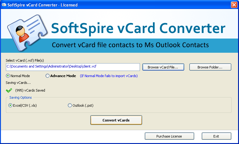 VCard to Salesforce