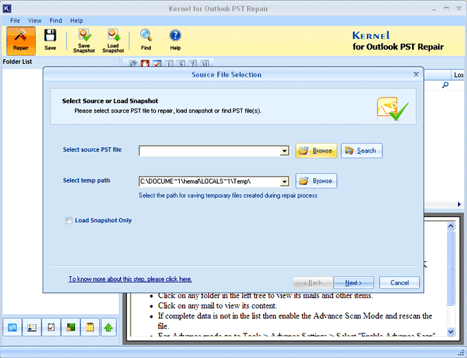 Repair PST File Outlook 2007
