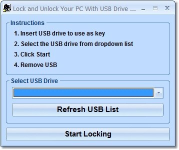 Lock and Unlock Your PC With USB Drive Software