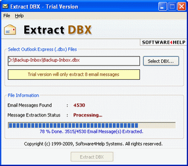 Extract DBX Program