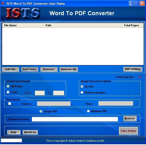 Creating PDF from Word Document