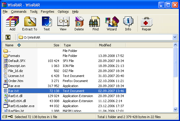 WinRAR Beta for Windows (x64 bit) 4.20 beta