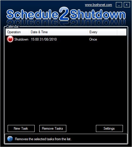 Schedule Shutdown 2