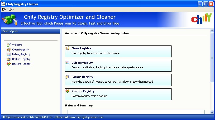 Free Registry Cleaner Software