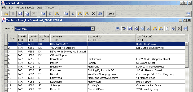 RecordEditor (Linux) 0.88a