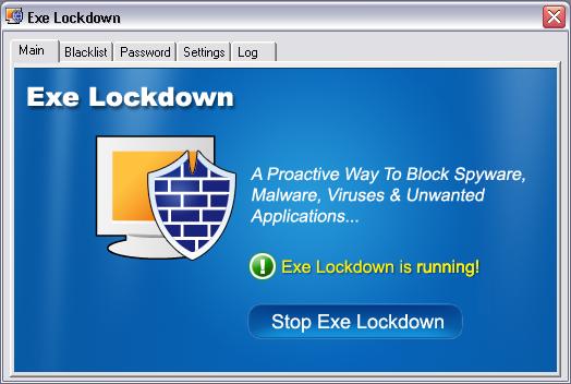 Executable lockdown 1.0 Build08042