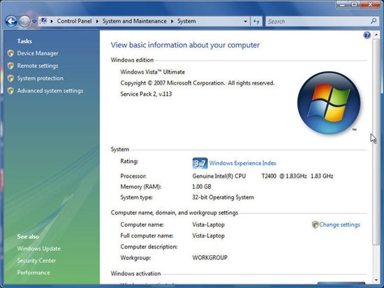 Windows Server 2008 Service Pack 2 32-bit