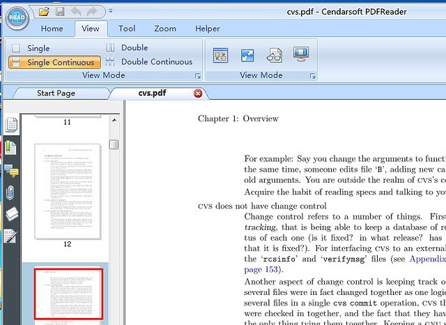Cendarsoft PDF Reader