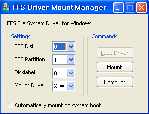 FFS File System Driver