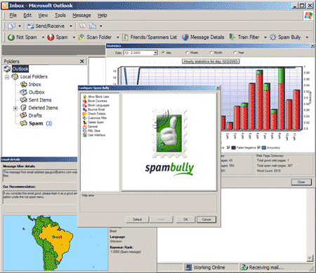 Spam Bully 2.0 for Outlook 2000/2002/2003