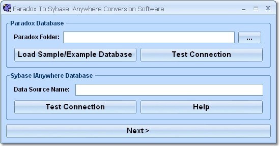 Paradox To Sybase iAnywhere Conversion Software