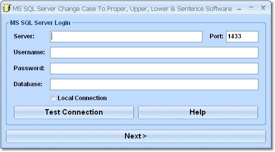 MS SQL Server Change Case To Proper, Upper, Lower & Sentence Software