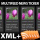 MultiFeed RSS News Ticker