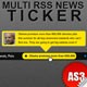 Multiple RSS News Ticker