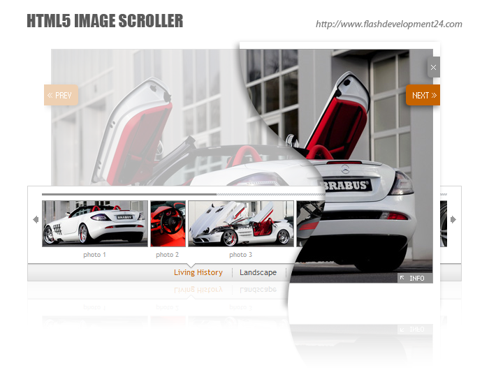 HTML5 Image Scroller DW Extension
