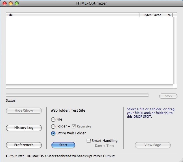 HTML-Optimizer for Mac