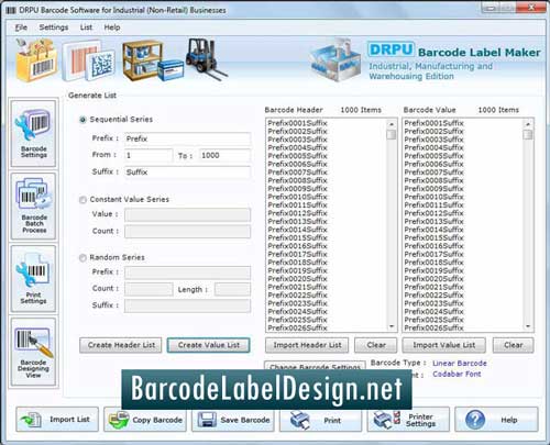 Industrial Barcode Design
