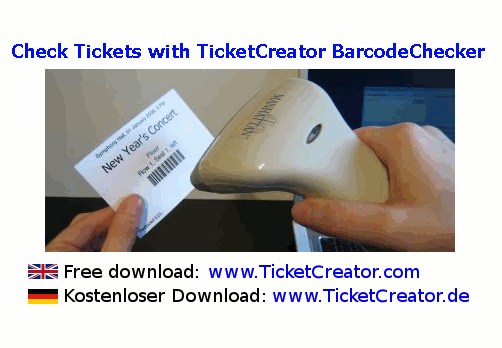 BarcodeChecker - Eintrittskarten pr+-fen