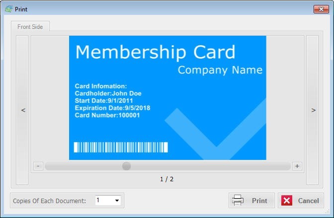 Membership Card Maker