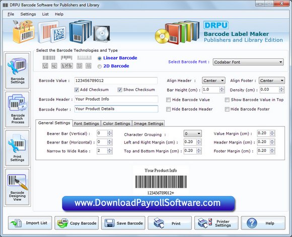 Software Barcode for Libraries