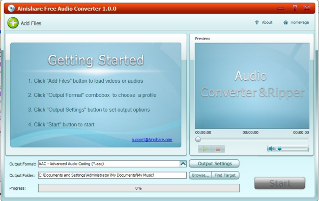 Ainishare Free Audio Converter