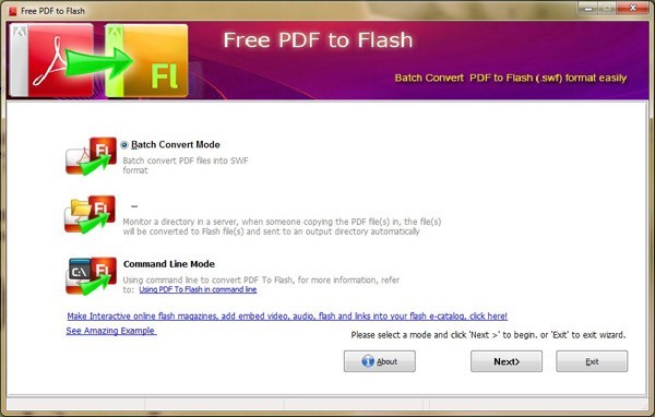 Cbxsoft Free PDF to Flash