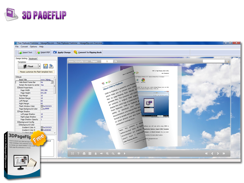 3DPageFlip Free Flipbook Publisher