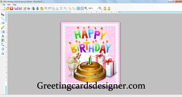 Birthday invitation card designer