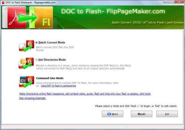 FlipPageMaker Doc to Flash (SWF)