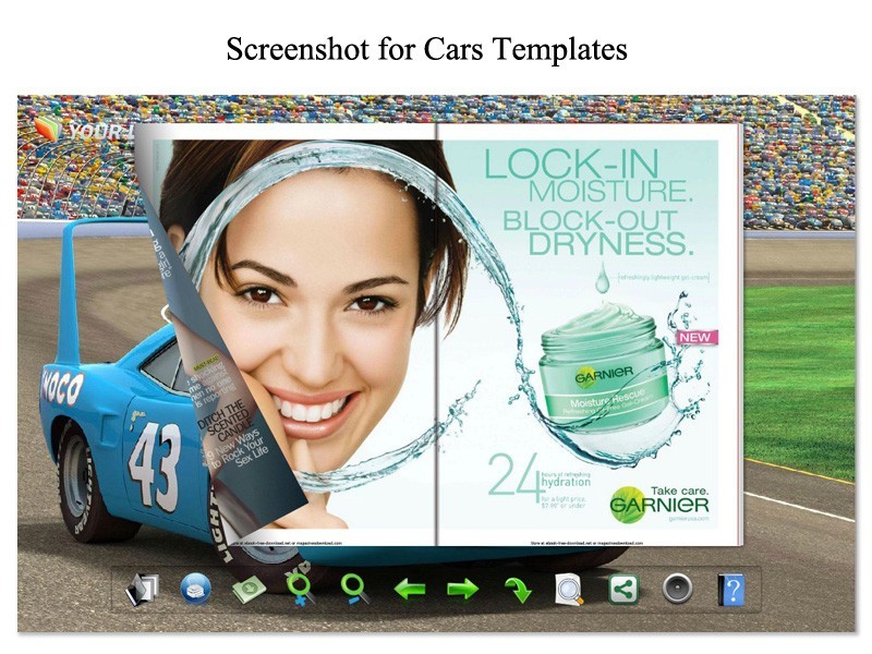 Cars Template for Flip Book