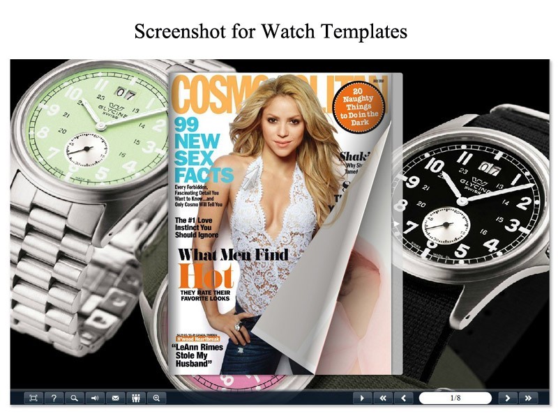 Watch Template for Flip Book