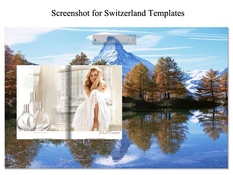 Switzerland Template for Flip Book