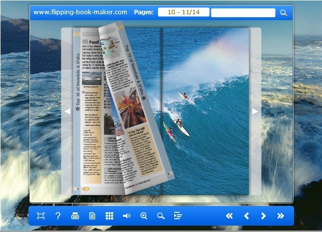Vision Theme for Wise PDF to FlipBook pro