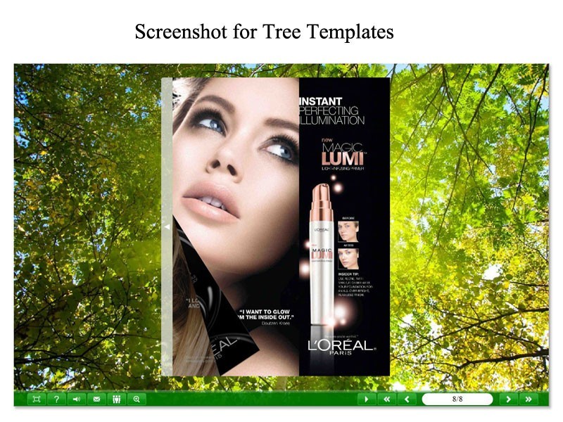 Tree Template for Flip Book