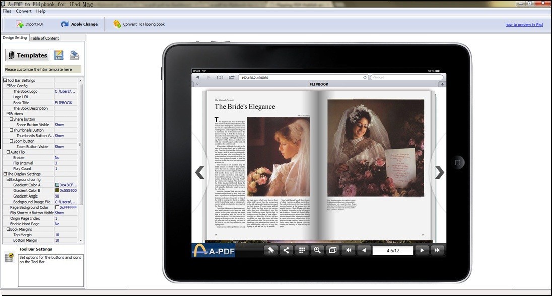 A-PDF to Flipbook for iPad Mac (Flip PDF for iPad Mac)