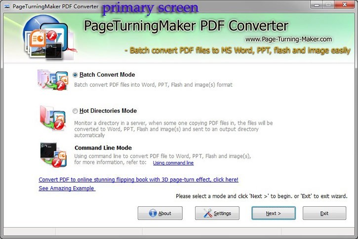 Free Page Turning Maker PDF Converter