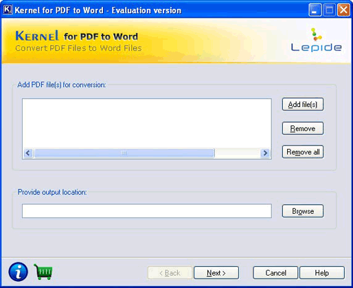 Converting from PDF to Word File