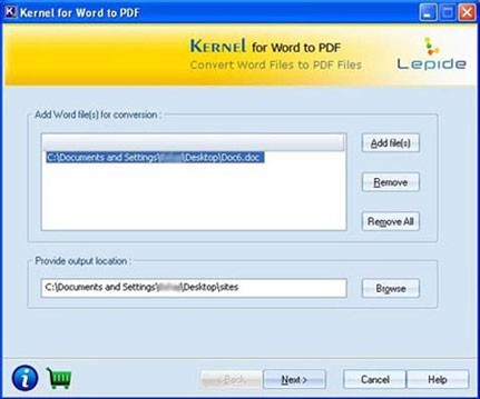 Converting Word DOC to PDF