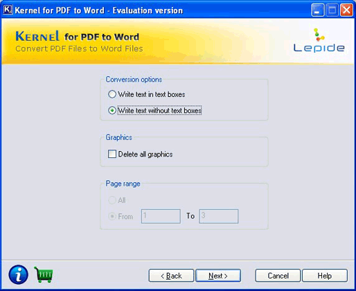 Convert PDF to Word Freeware