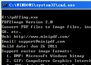 Mini PDF to Image Converter Command Line Server License