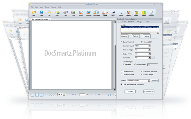 Docsmartz PDF Converter Platinum