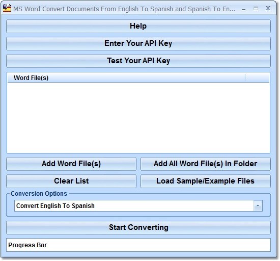 MS Word Convert Documents From English To Spanish and Spanish To English Software